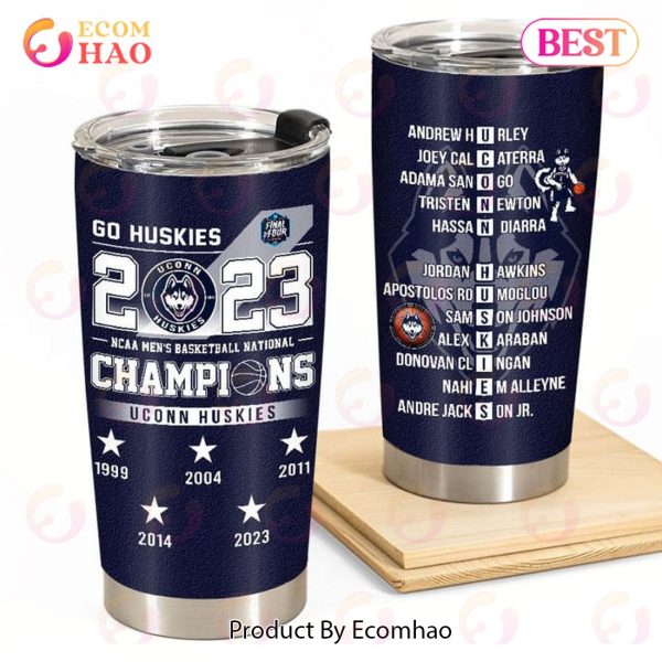 UConn Huskies NCAA Men’s Basketball 2023 National Champions Tumbler