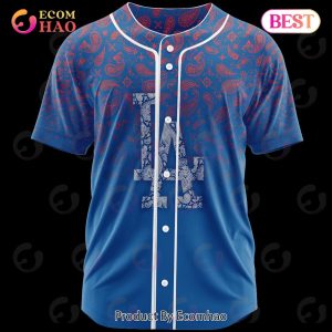 MLB Los Angeles Dodgers Paisley Pattern Jersey LIMITED EDITION