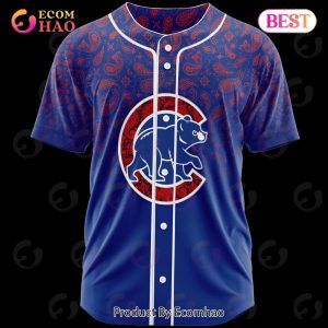 MLB Chicago Cubs Paisley Pattern Jersey LIMITED EDITION