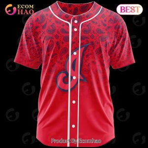 MLB Cleveland Guardians Paisley Pattern Jersey LIMITED EDITION