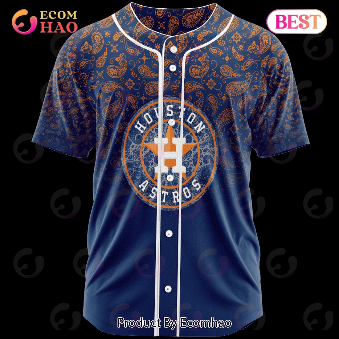 MLB Cleveland Guardians Paisley Pattern Jersey LIMITED EDITION