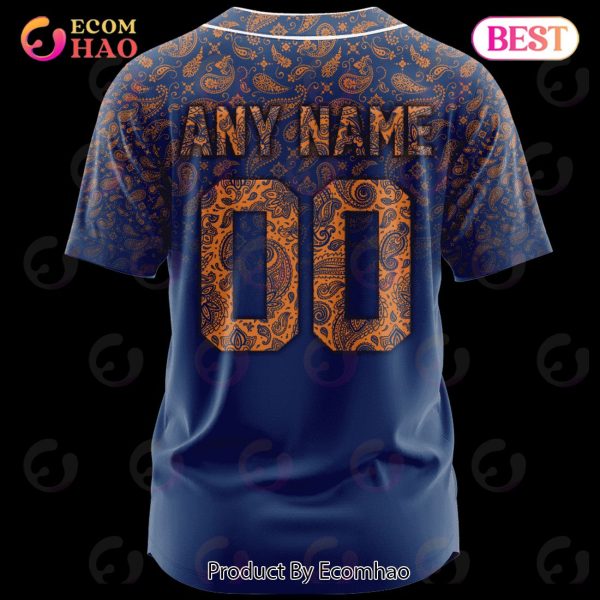 MLB Houston Astros Paisley Pattern Jersey LIMITED EDITION