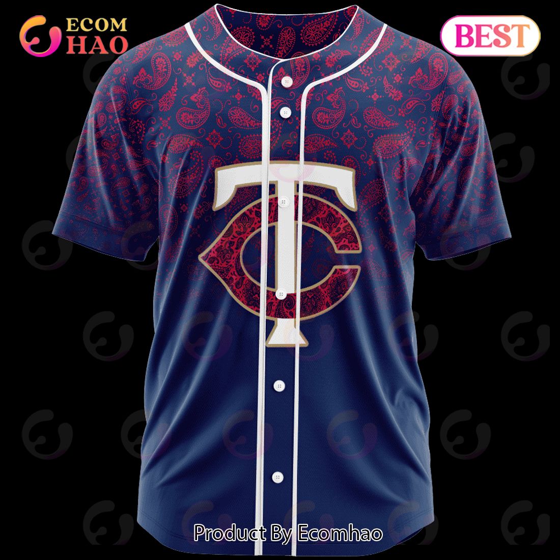 Minnesota Twins MLB In Classic Style With Paisley In October We