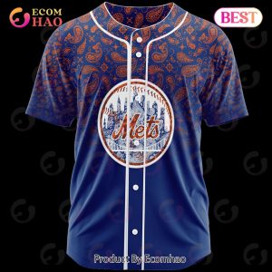 MLB New York Mets Paisley Pattern Jersey LIMITED EDITION