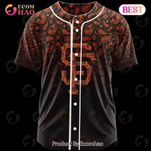 MLB San Francisco Giants Paisley Pattern Jersey LIMITED EDITION