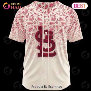 MLB St Louis Cardinals Paisley Pattern Jersey LIMITED EDITION