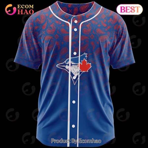 MLB Toronto Blue Jays Paisley Pattern Jersey LIMITED EDITION