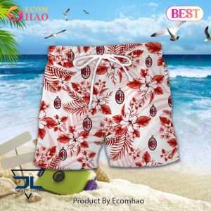 AC Milan Lega Serie A Hawaiian Shirt