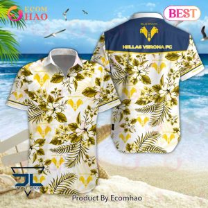 Hellas Verona FC Lega Serie A Hawaiian Shirt