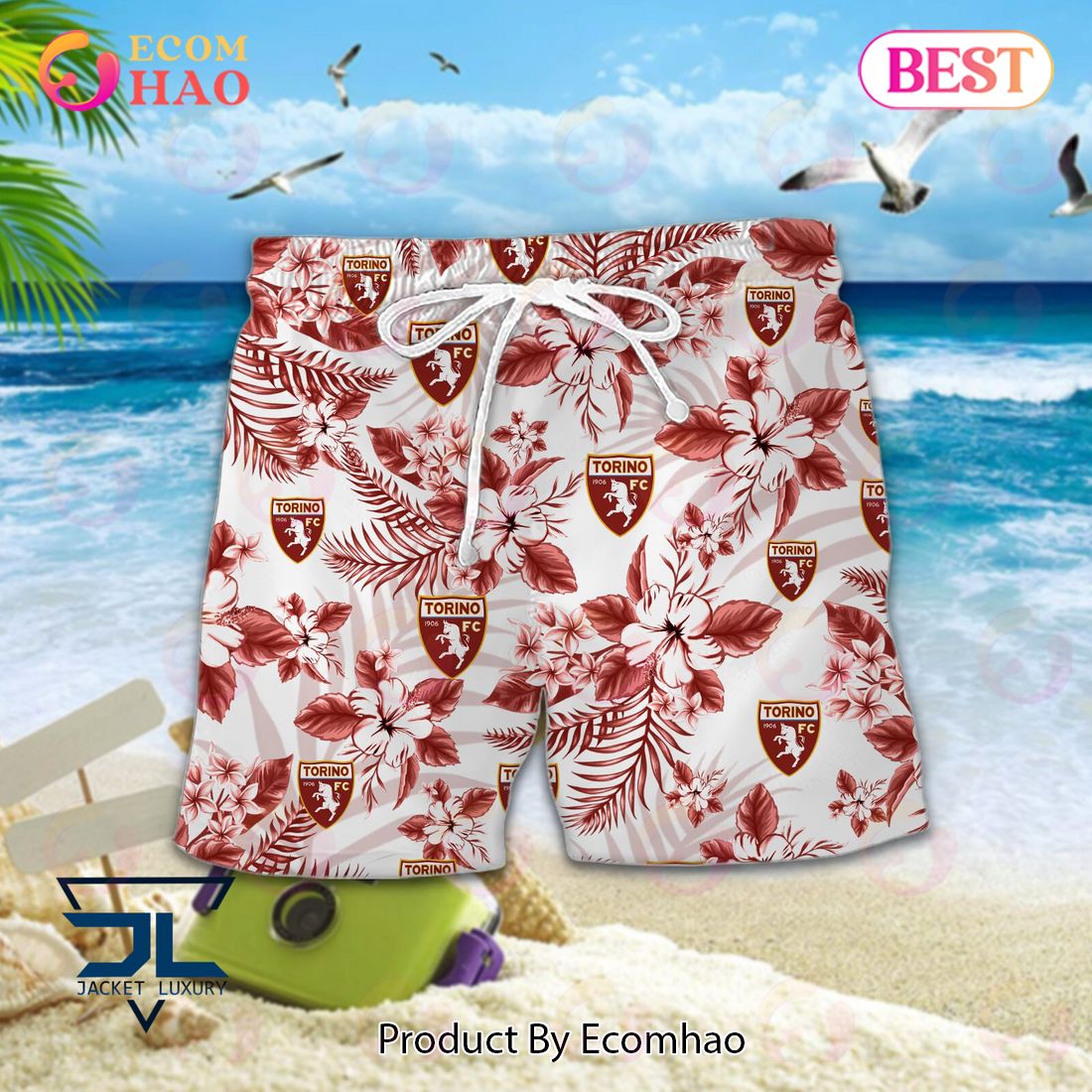 Torino Football Club Lega Serie A Hawaiian Shirt