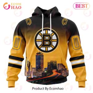 NHL Boston Bruins Special Design With Cityscape 3D Hoodie