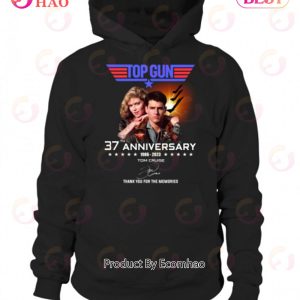Top Gun 37th Anniversary 1986 – 2023 Tom Cruise Thank You For The Memories T-Shirt