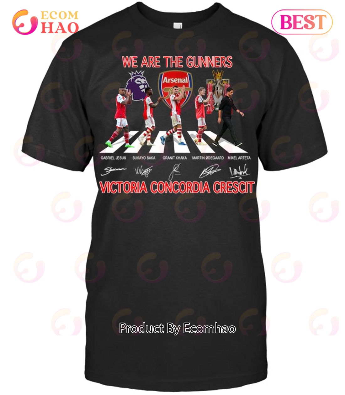 We Are The Gunners Victoria Concordia Crescit T-Shirt