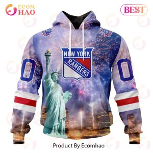NHL New York Rangers Special Design With The Statue Of Liberty 3D Hoodie