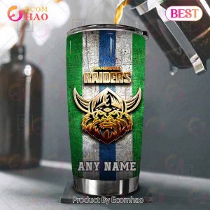 Personalized NRL Canberra Raiders Old Metal Tumbler