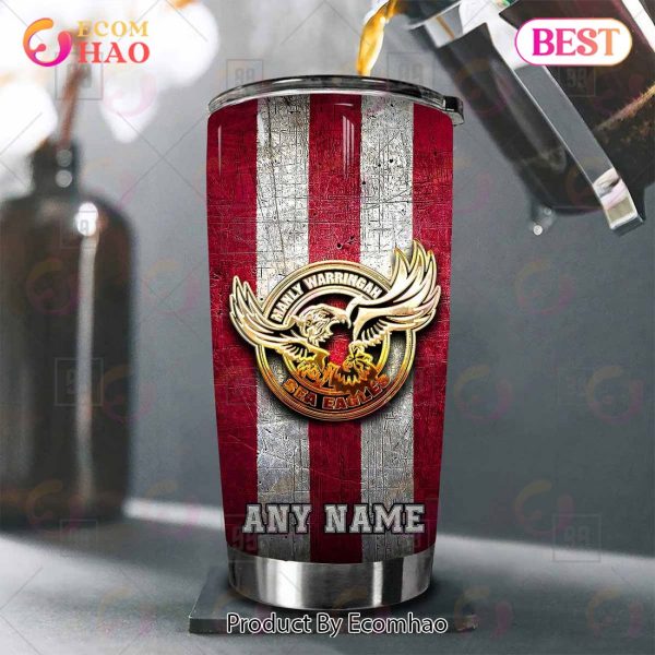 Personalized NRL Manly Warringah Sea Eagles Old Metal Tumbler