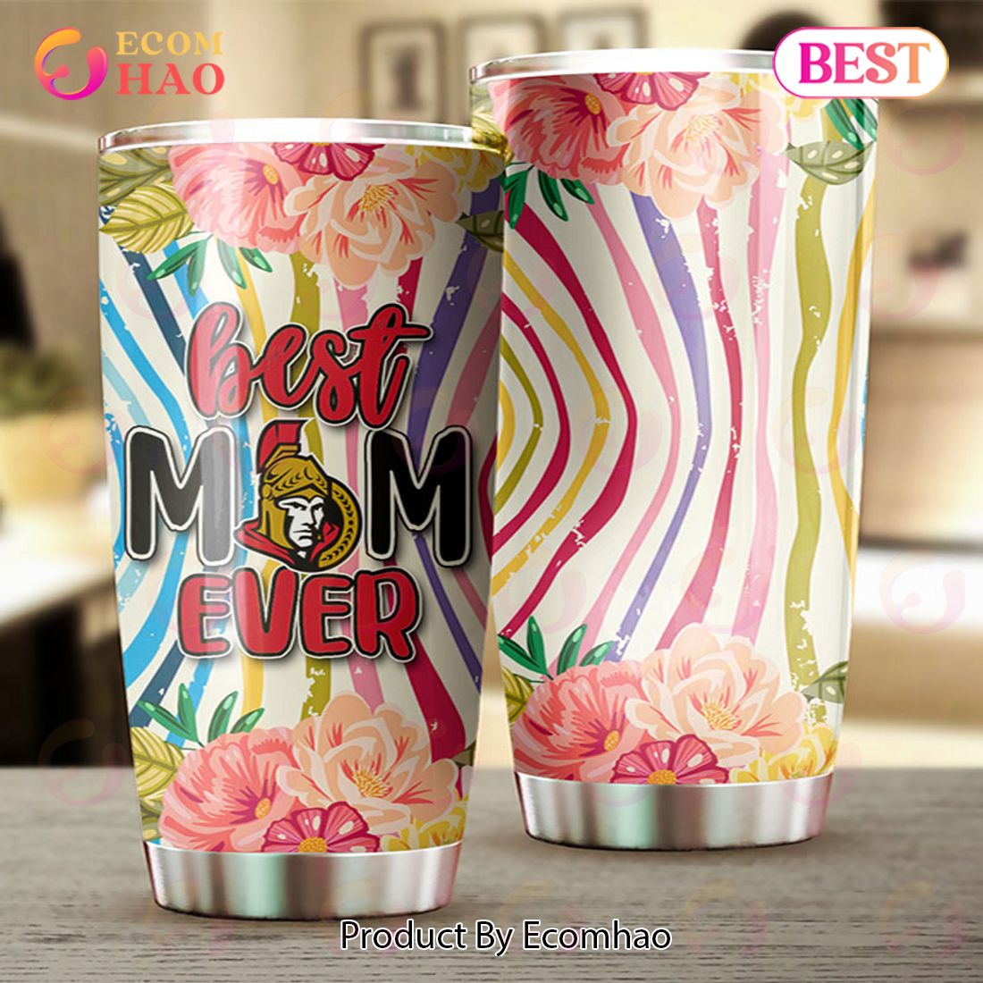 NHL Ottawa Senators Best Mom Ever Special Design For Mother’s Day Tumbler