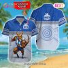 AFL Melbourne Demons Custom Name Hawaiian Shirt