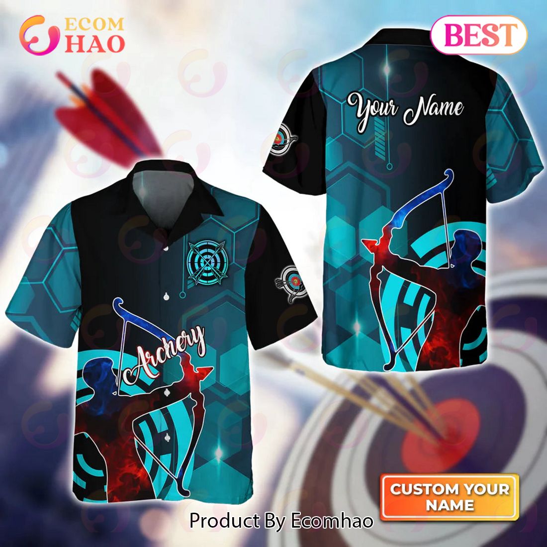 AFL St Kilda Saints Custom Name Hawaiian Shirt