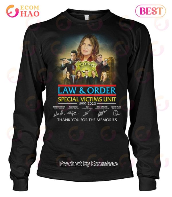 Law & Order Special Victims Unit 1999 – 2023 Thank You For The Memories T-Shirt