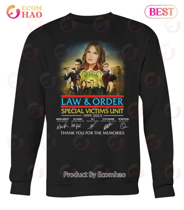 Law & Order Special Victims Unit 1999 – 2023 Thank You For The Memories T-Shirt