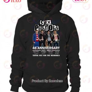 Sex Pistols 48th Anniversary 1975 – 2023 Thank You For The Memories T-Shirt