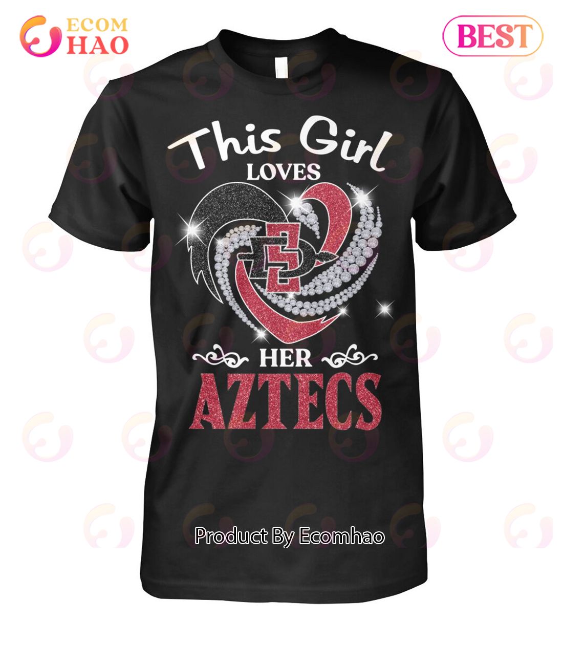 This Girl Loves Her Aztecs T-Shirt