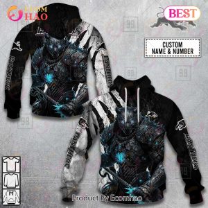 NRL Penrith Panthers Warrior 3D Hoodie