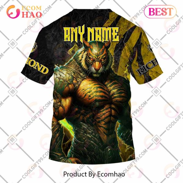 Personalized AFL Richmond Tigers Warrior 3D Hoodie