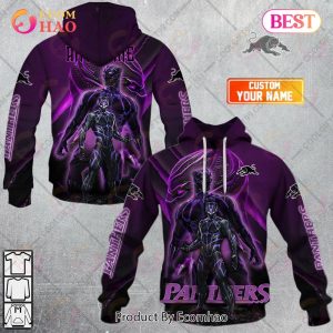 Personalized NRL Penrith Panthers Wakanda 3D Hoodie