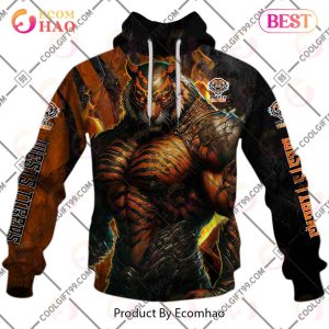 Personalized NRL Wests Tigers Warrior 3D Hoodie