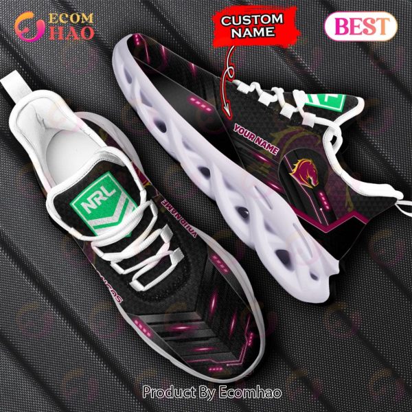 NRL Brisbane Broncos Max Soul Sneaker Custom Name