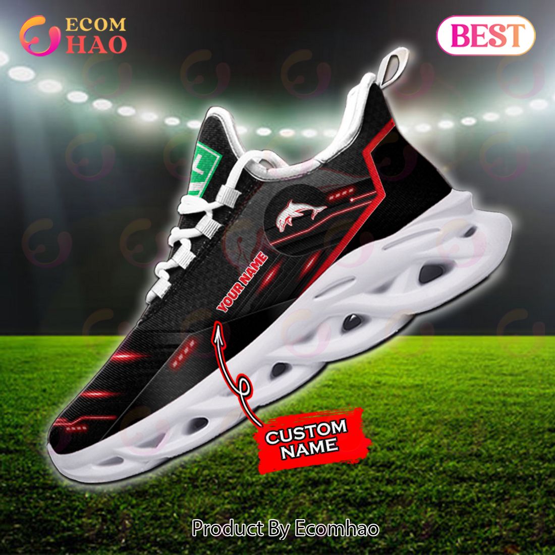 NRL Canberra Raiders Max Soul Sneaker Custom Name