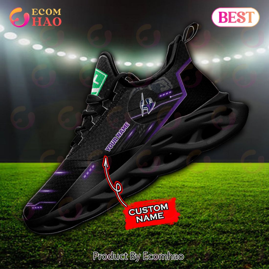 NRL Melbourne Storm Max Soul Sneaker Custom Name