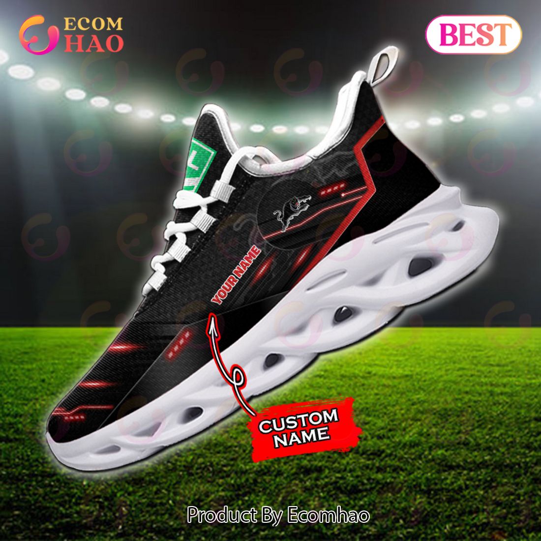 NRL Penrith Panthers Max Soul Sneaker Custom Name