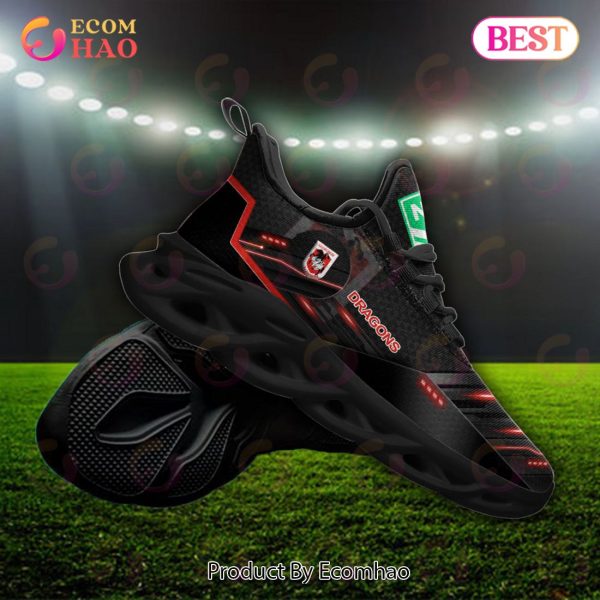 NRL St. George Illawarra Dragons Max Soul Sneaker Custom Name