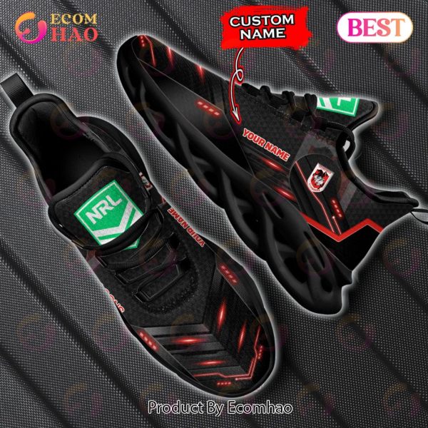 NRL St. George Illawarra Dragons Max Soul Sneaker Custom Name