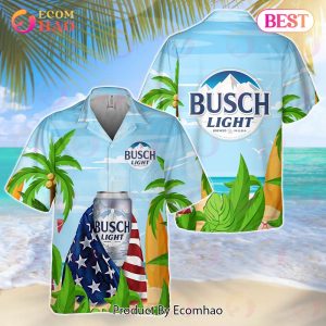 Busch Light Summer Hawaiian Shirt And Shorts Set