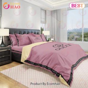 Purple Gucci Bedding Sets Luxury Brand Bed Sets Bedroom Sets Comforter Sets Duvet Cover Bedspread For Home Decor Trending 2023 For Home