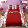 Supreme Patchy Luxury Brand Logo Premium Bedding Setsbed Sets Bedroom Sets Comforter Sets Duvet Cover Bedspread
