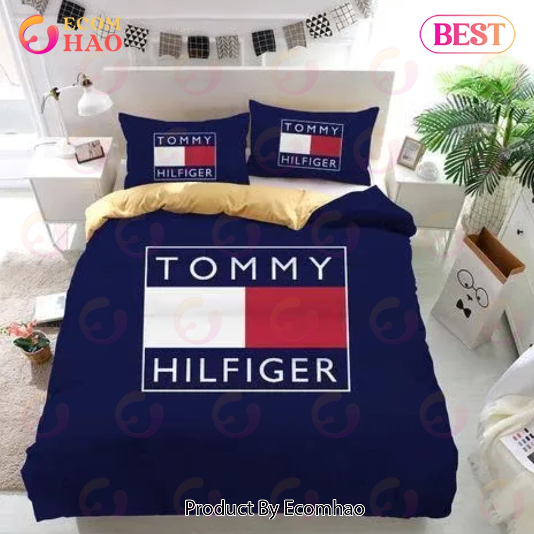 Beperking In detail cent Tommy Hilfiger New Hot Logo Luxury Brand High-End Bedding Sets Bedroom  Decor Thanksgiving Decorations For Home Best Luxury Bed Sets - Ecomhao Store