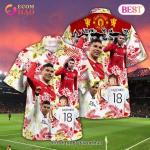 Casemiro In Manchester United Hawaiian Shirt