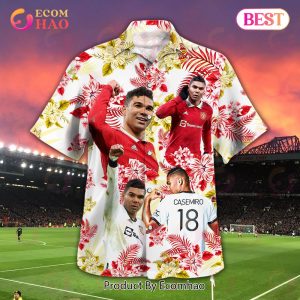 Casemiro In Manchester United Hawaiian Shirt
