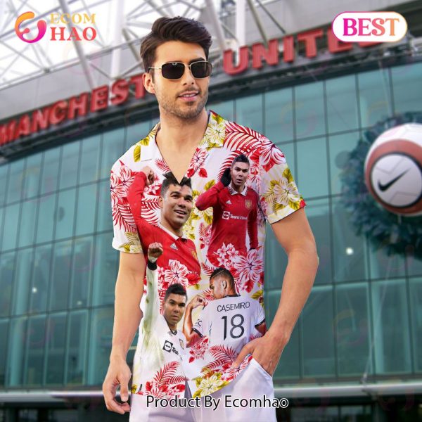 Casemiro In Manchester United Hawaiian Shirt