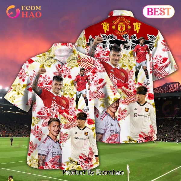 Lisandro Martinez In Manchester United Hawaiian Shirt