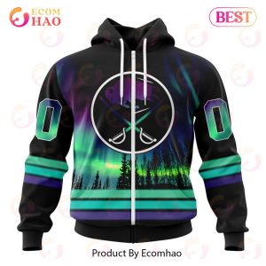 NHL Buffalo Sabres Special Design With Northern Lights 3D Hoodie