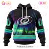 NHL Calgary Flames Special Design With Northern Lights 3D Hoodie