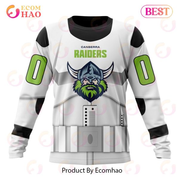 NRL Canberra Raiders Special Star Wars Design 3D Hoodie