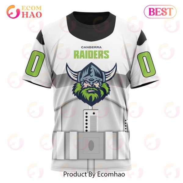 NRL Canberra Raiders Special Star Wars Design 3D Hoodie