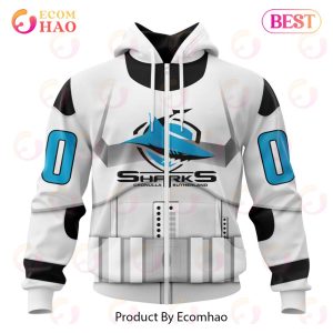 NRL Cronulla-Sutherland Sharks Special Star Wars Design 3D Hoodie